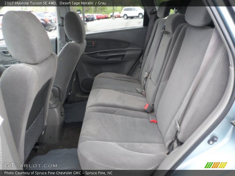 Desert Sage Metallic / Gray 2007 Hyundai Tucson SE 4WD
