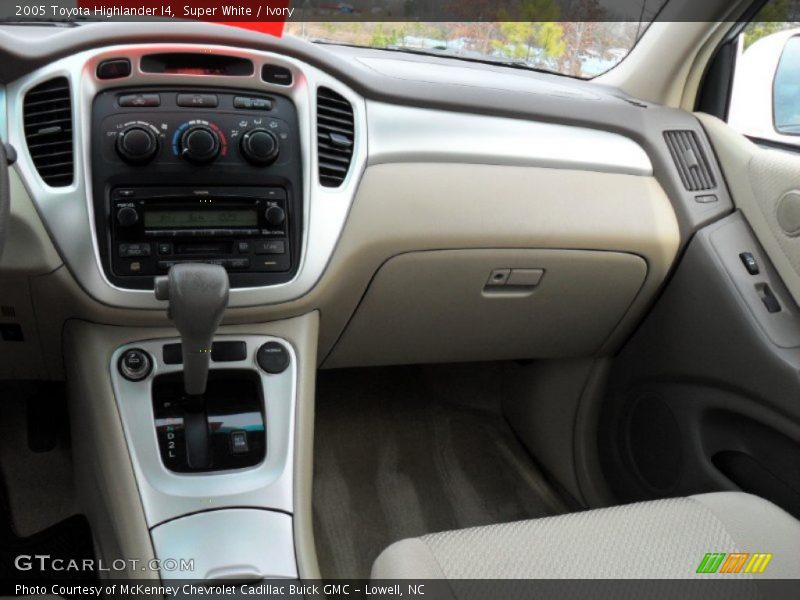 Super White / Ivory 2005 Toyota Highlander I4