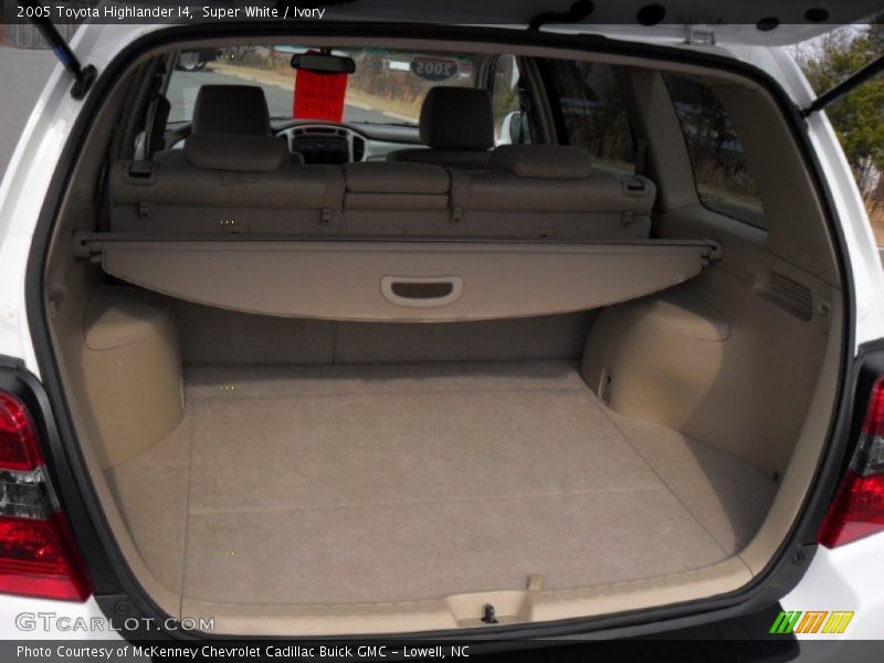 Super White / Ivory 2005 Toyota Highlander I4