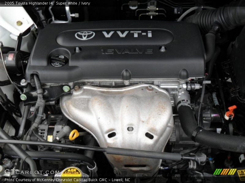 Super White / Ivory 2005 Toyota Highlander I4