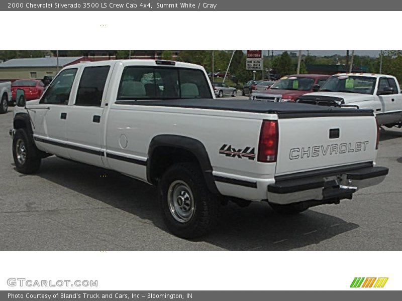 Summit White / Gray 2000 Chevrolet Silverado 3500 LS Crew Cab 4x4