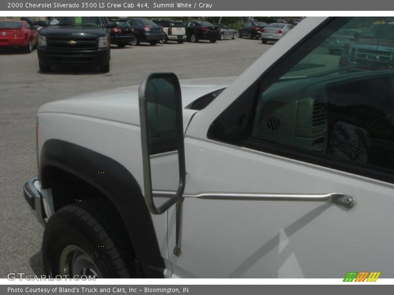 Summit White / Gray 2000 Chevrolet Silverado 3500 LS Crew Cab 4x4