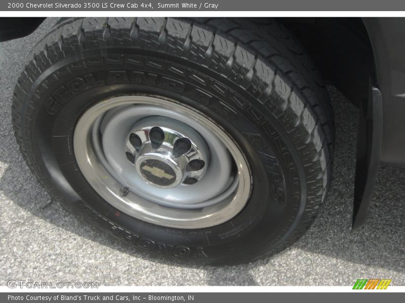 Summit White / Gray 2000 Chevrolet Silverado 3500 LS Crew Cab 4x4