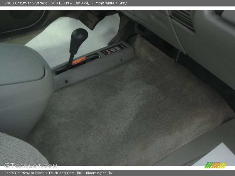 Summit White / Gray 2000 Chevrolet Silverado 3500 LS Crew Cab 4x4