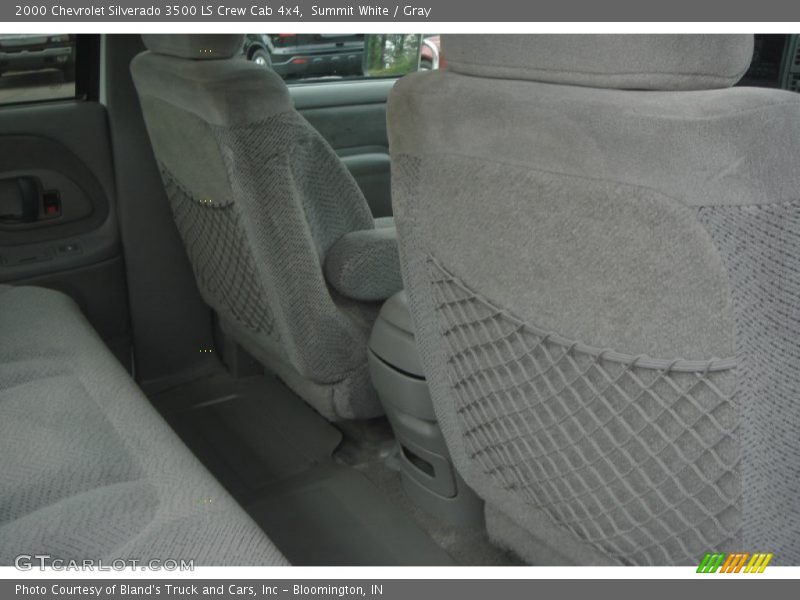 Summit White / Gray 2000 Chevrolet Silverado 3500 LS Crew Cab 4x4