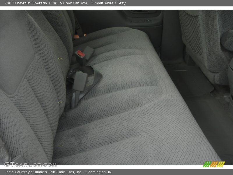 Summit White / Gray 2000 Chevrolet Silverado 3500 LS Crew Cab 4x4
