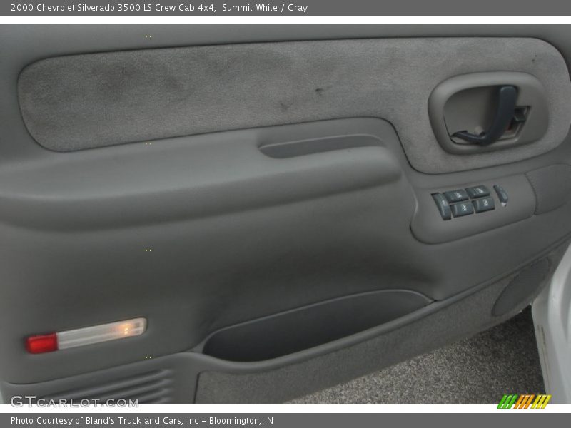 Summit White / Gray 2000 Chevrolet Silverado 3500 LS Crew Cab 4x4