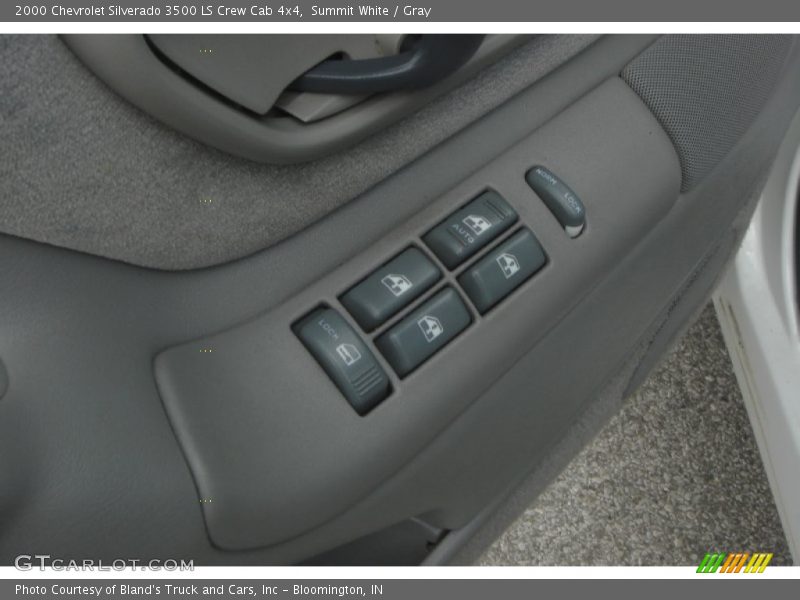 Summit White / Gray 2000 Chevrolet Silverado 3500 LS Crew Cab 4x4