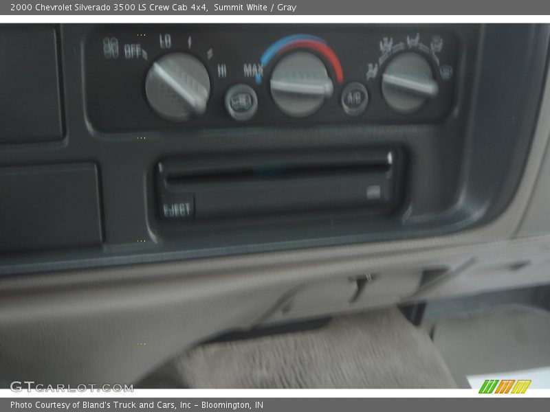Summit White / Gray 2000 Chevrolet Silverado 3500 LS Crew Cab 4x4