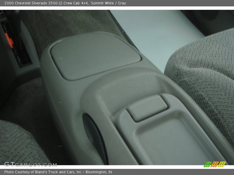 Summit White / Gray 2000 Chevrolet Silverado 3500 LS Crew Cab 4x4