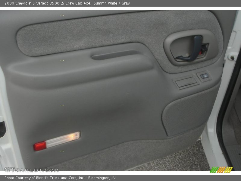 Summit White / Gray 2000 Chevrolet Silverado 3500 LS Crew Cab 4x4