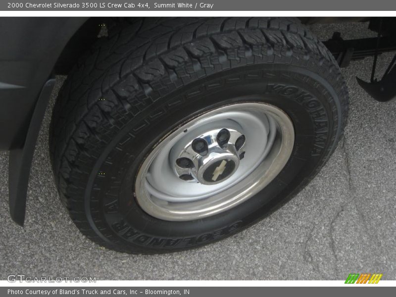 Summit White / Gray 2000 Chevrolet Silverado 3500 LS Crew Cab 4x4