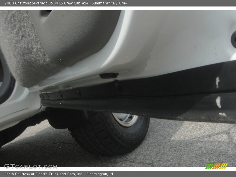 Summit White / Gray 2000 Chevrolet Silverado 3500 LS Crew Cab 4x4