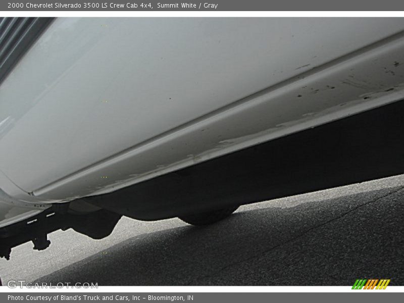 Summit White / Gray 2000 Chevrolet Silverado 3500 LS Crew Cab 4x4