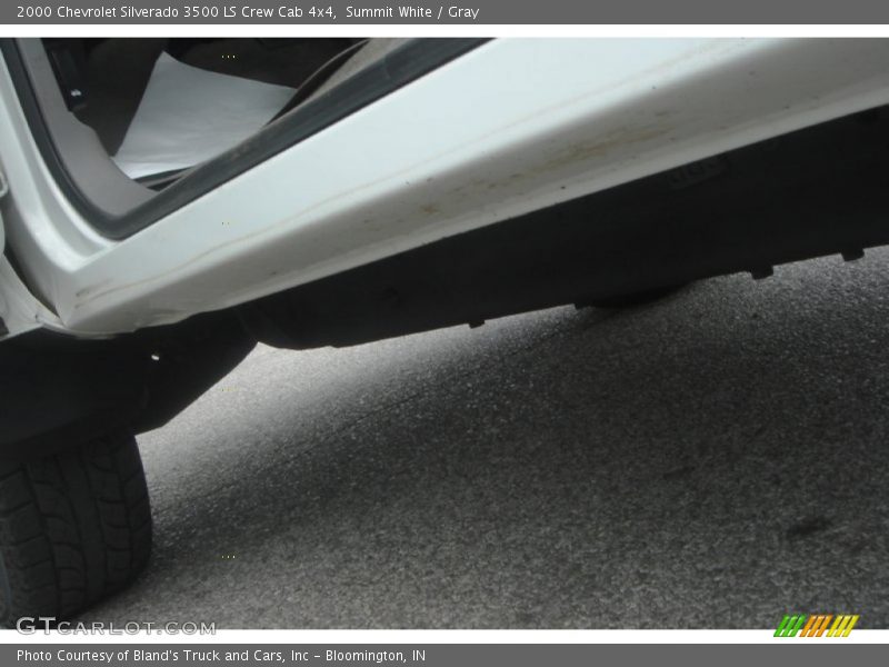 Summit White / Gray 2000 Chevrolet Silverado 3500 LS Crew Cab 4x4