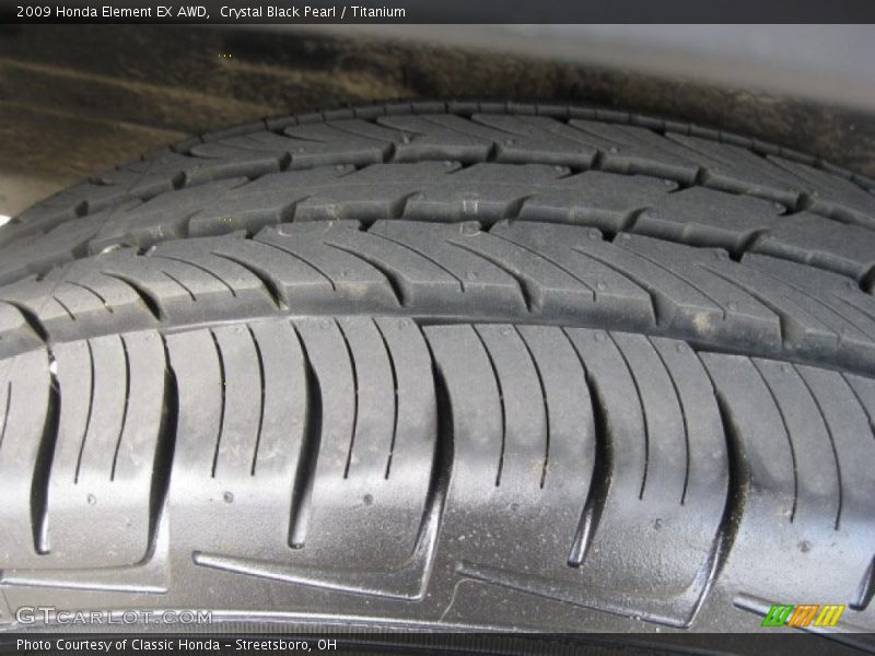 Crystal Black Pearl / Titanium 2009 Honda Element EX AWD