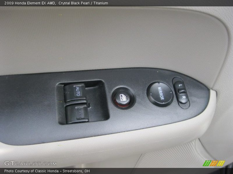 Crystal Black Pearl / Titanium 2009 Honda Element EX AWD