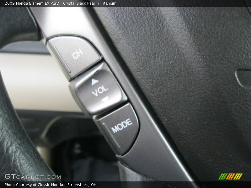Crystal Black Pearl / Titanium 2009 Honda Element EX AWD