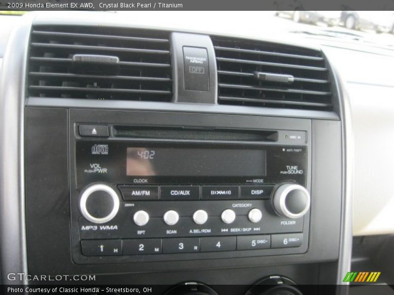 Crystal Black Pearl / Titanium 2009 Honda Element EX AWD