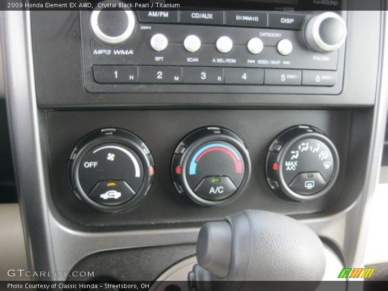 Crystal Black Pearl / Titanium 2009 Honda Element EX AWD