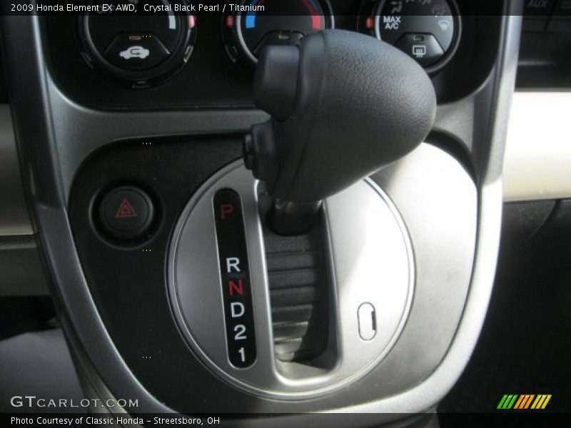 Crystal Black Pearl / Titanium 2009 Honda Element EX AWD