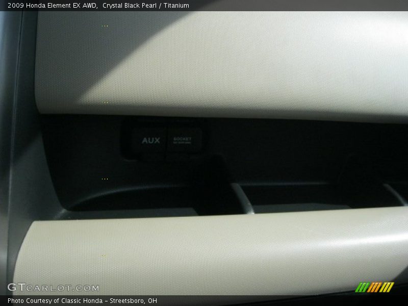 Crystal Black Pearl / Titanium 2009 Honda Element EX AWD