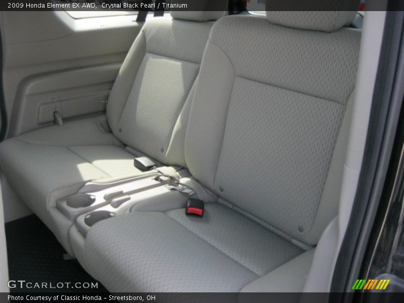 Crystal Black Pearl / Titanium 2009 Honda Element EX AWD