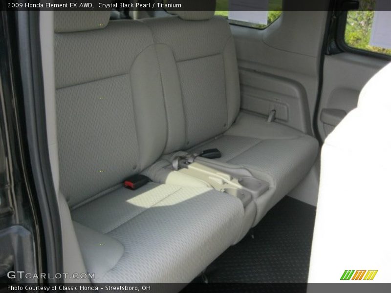 Crystal Black Pearl / Titanium 2009 Honda Element EX AWD