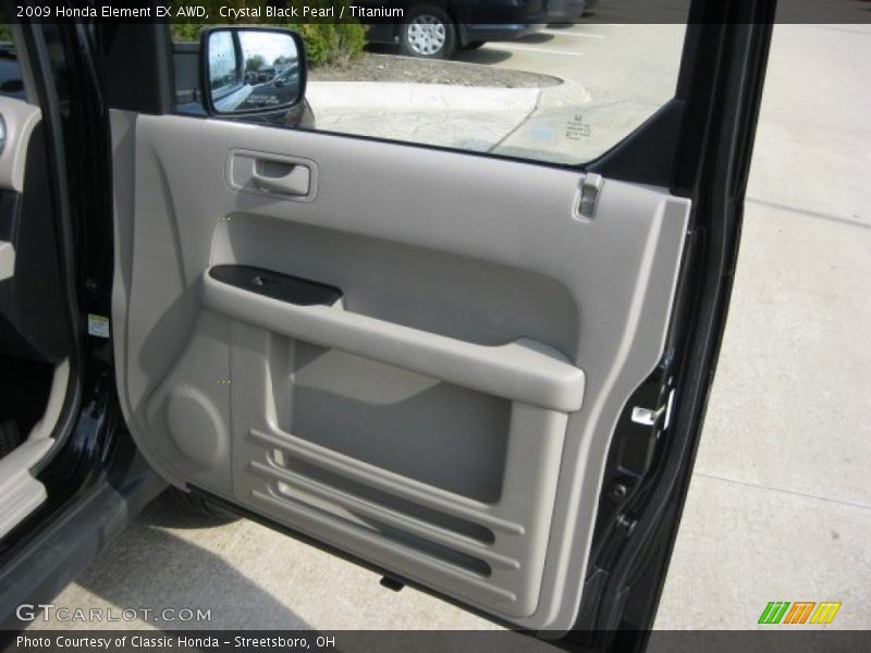 Crystal Black Pearl / Titanium 2009 Honda Element EX AWD