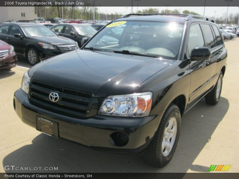 Black / Ash Gray 2006 Toyota Highlander I4