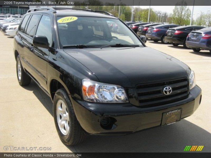 Black / Ash Gray 2006 Toyota Highlander I4