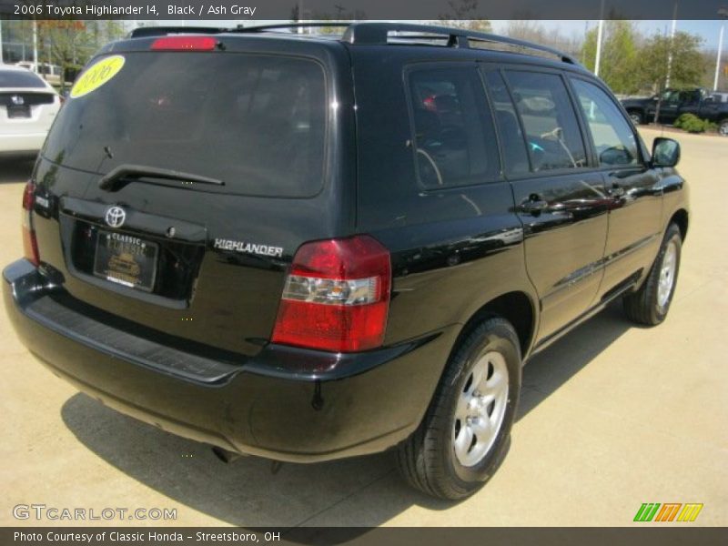 Black / Ash Gray 2006 Toyota Highlander I4