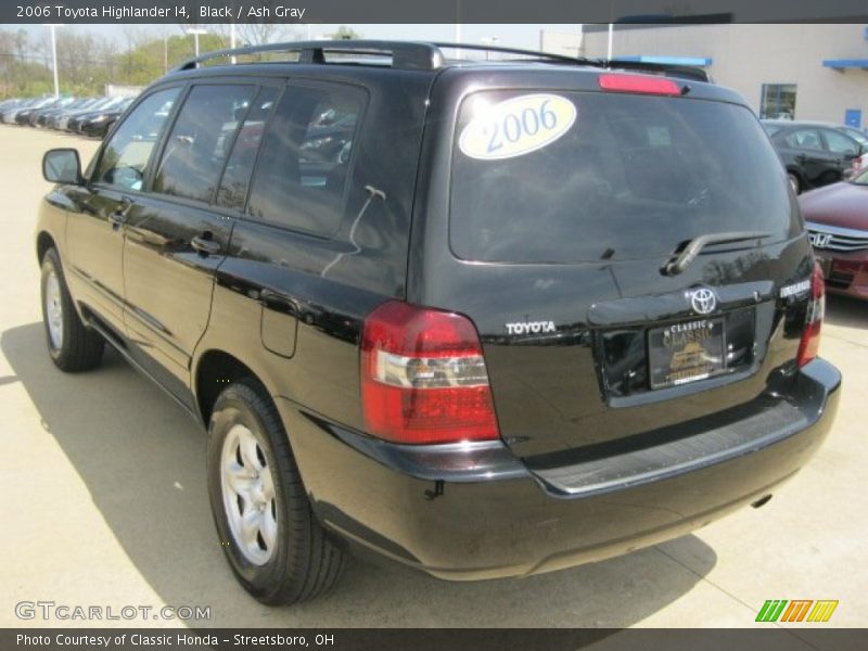 Black / Ash Gray 2006 Toyota Highlander I4