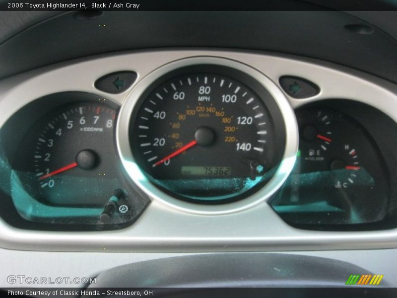 Black / Ash Gray 2006 Toyota Highlander I4