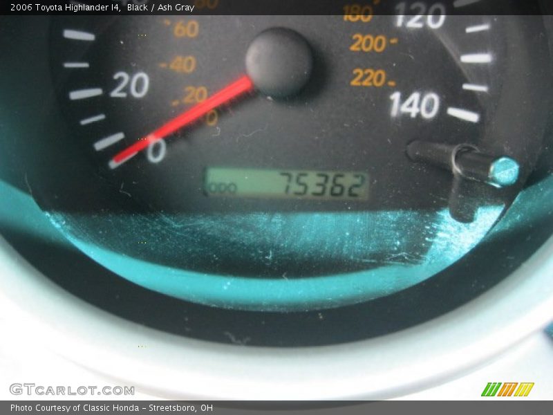 Black / Ash Gray 2006 Toyota Highlander I4