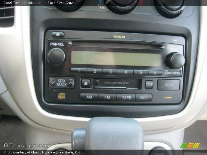 Black / Ash Gray 2006 Toyota Highlander I4