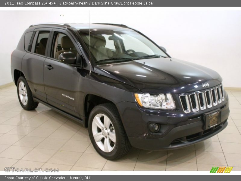 Blackberry Pearl / Dark Slate Gray/Light Pebble Beige 2011 Jeep Compass 2.4 4x4