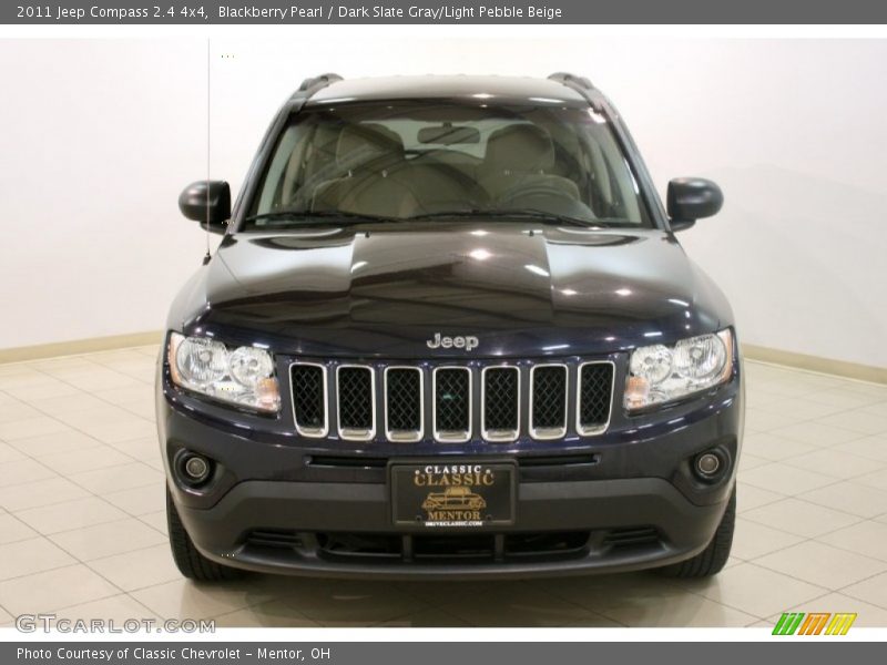 Blackberry Pearl / Dark Slate Gray/Light Pebble Beige 2011 Jeep Compass 2.4 4x4