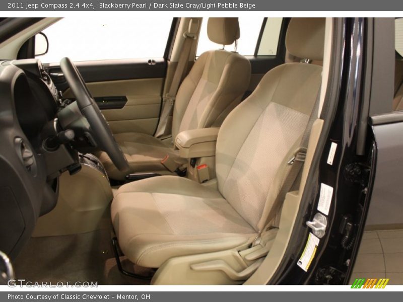 Blackberry Pearl / Dark Slate Gray/Light Pebble Beige 2011 Jeep Compass 2.4 4x4