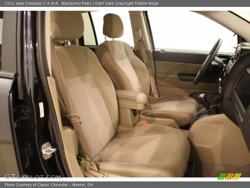 Blackberry Pearl / Dark Slate Gray/Light Pebble Beige 2011 Jeep Compass 2.4 4x4