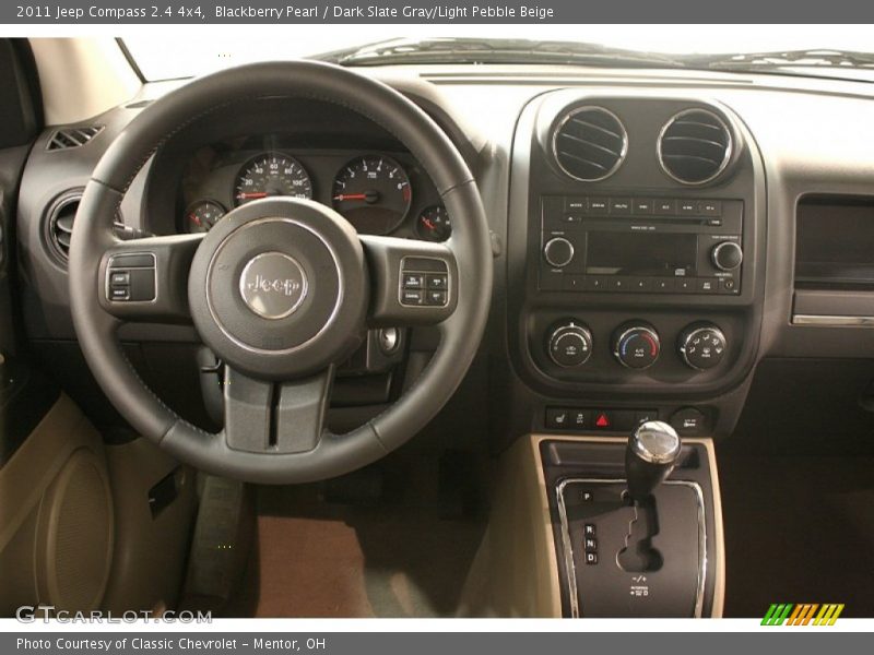 Blackberry Pearl / Dark Slate Gray/Light Pebble Beige 2011 Jeep Compass 2.4 4x4