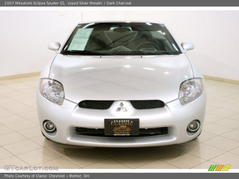 Liquid Silver Metallic / Dark Charcoal 2007 Mitsubishi Eclipse Spyder GS