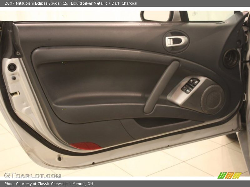 Liquid Silver Metallic / Dark Charcoal 2007 Mitsubishi Eclipse Spyder GS