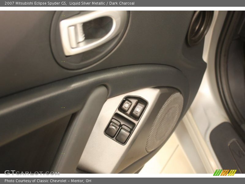 Liquid Silver Metallic / Dark Charcoal 2007 Mitsubishi Eclipse Spyder GS