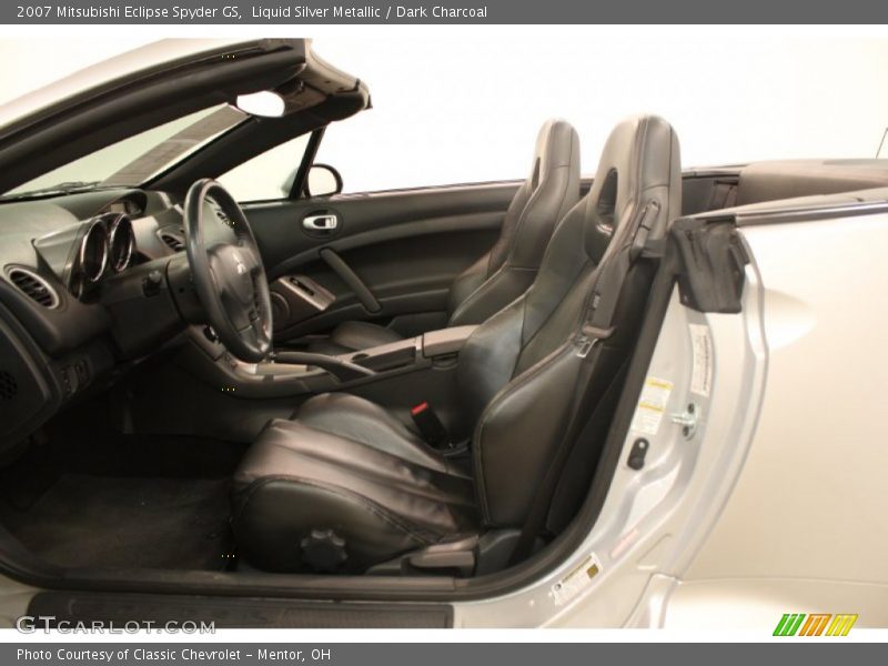 Liquid Silver Metallic / Dark Charcoal 2007 Mitsubishi Eclipse Spyder GS