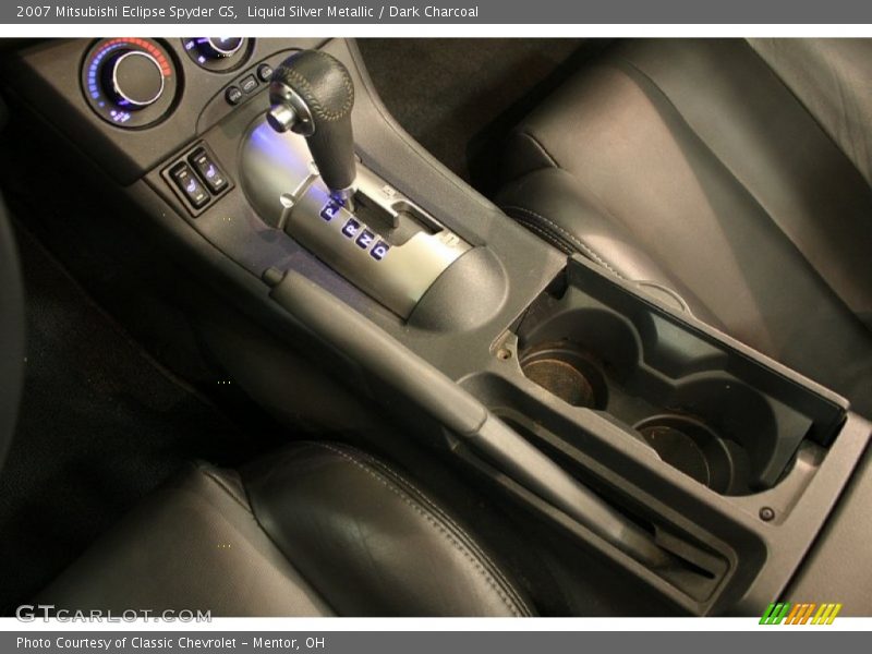 Liquid Silver Metallic / Dark Charcoal 2007 Mitsubishi Eclipse Spyder GS