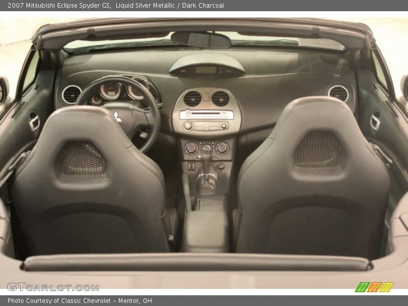 Liquid Silver Metallic / Dark Charcoal 2007 Mitsubishi Eclipse Spyder GS