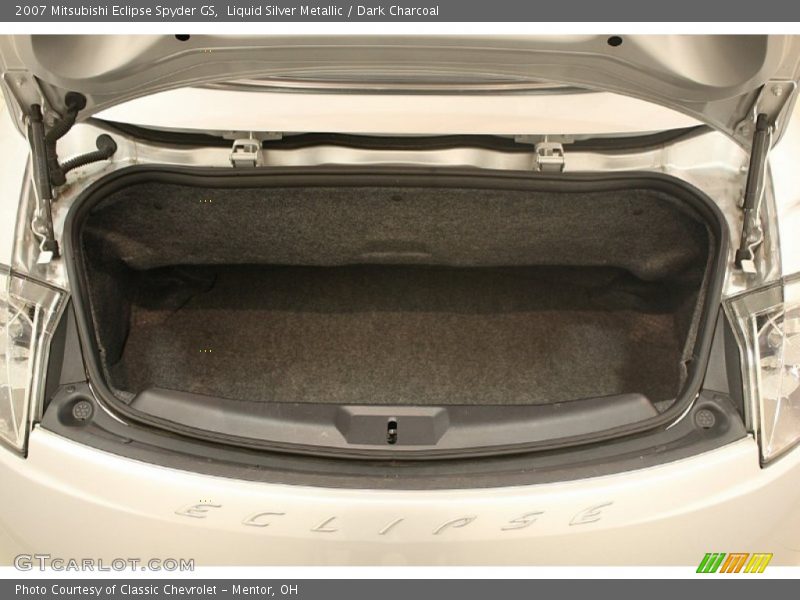 Liquid Silver Metallic / Dark Charcoal 2007 Mitsubishi Eclipse Spyder GS