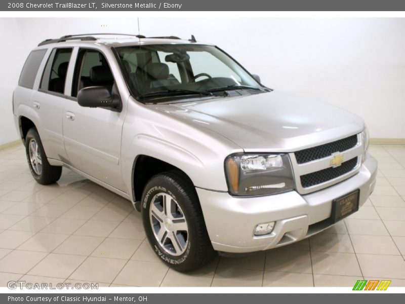 Silverstone Metallic / Ebony 2008 Chevrolet TrailBlazer LT