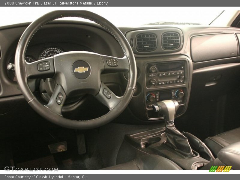 Silverstone Metallic / Ebony 2008 Chevrolet TrailBlazer LT